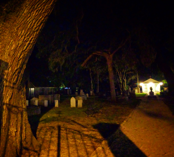 Tolomato Cemetery Downtown at Twilight on St Augustine Ghost Tour 3