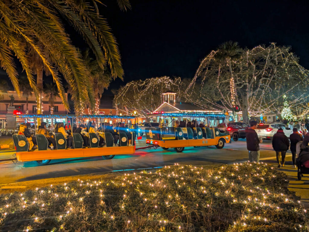 Old Town Trolley Tour Nights of Lights St Augustine Florida 1