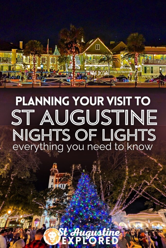 St Augustine Nights of Lights is maybe what we're most famous for, besides being the oldest city in the USA. See what you can expect during this two month holiday celebration with Christmas lights, holiday cruises and more in our historic downtown.