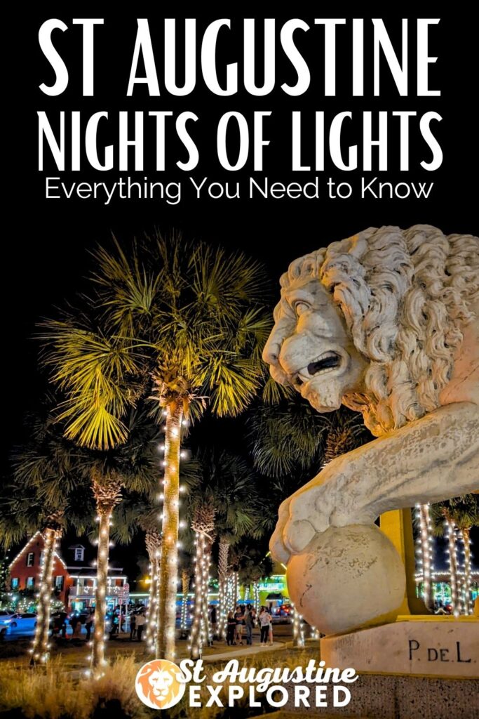 St Augustine Nights of Lights is maybe what we're most famous for, besides being the oldest city in the USA. See what you can expect during this two month holiday celebration with Christmas lights, holiday cruises and more in our historic downtown.