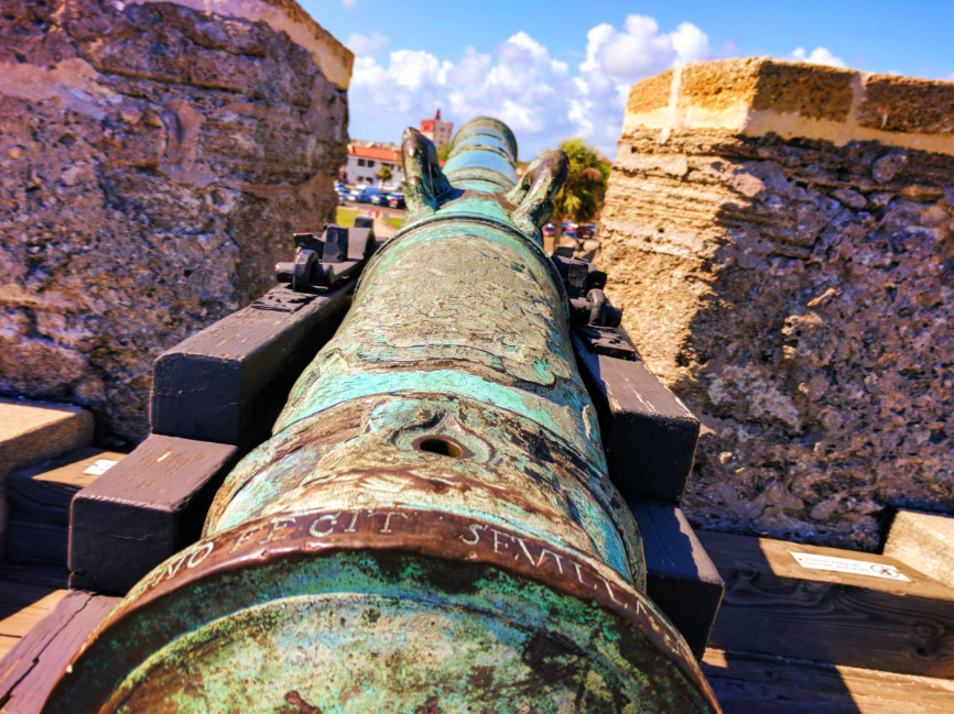 Cannon at Castillo San Marcos St Augustine 8