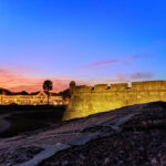 Castillo de San Marcos at Old Town Ancient City St Augustine at Sunset Saint Augustine Florida 1