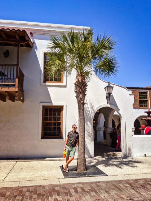 Chris Taylor Hanging out Downtown Saint Augustine Florida 1