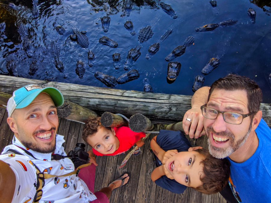 Full Taylor Family at Alligator Farm Saint Augustine Florida 2019 1b