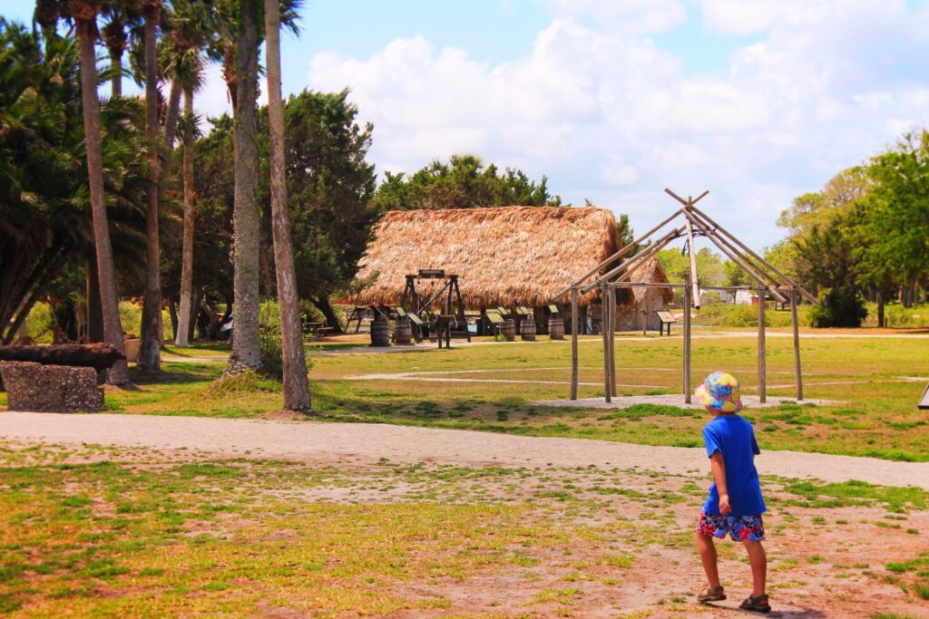 Taylor Family at Fountain of Youth Archaeological Site St Augustine 1