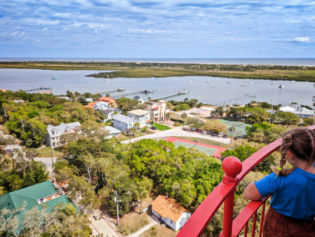 View from the Top of the St Augustine Lighthouse Anastasia Island St Augustine Florida 1