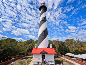 Wide Angle Photo of St Augustine Lighthouse Anastasia Island St Augustine Florida 1