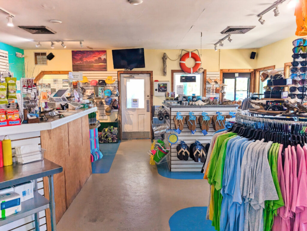 Gift Shop at St Augustine Beach Fishing Pier St Johns County Ocean Park and Pier 1