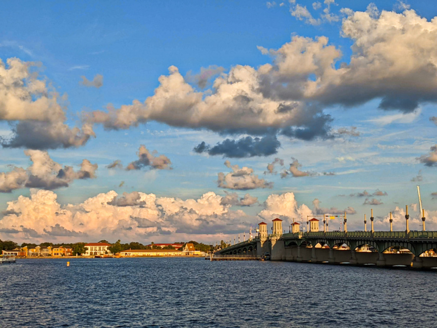 Bridge of Lions at Sunset Saint Augustine Florida 1