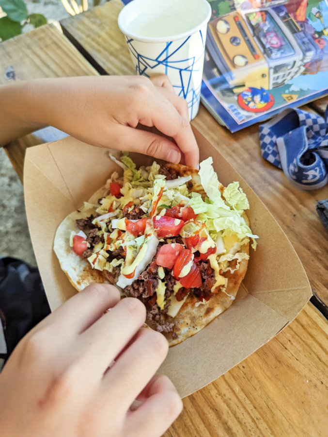 Cheeseburger Taco at Osprey Tacos Anastasia Blvd St Augustine Florida 1