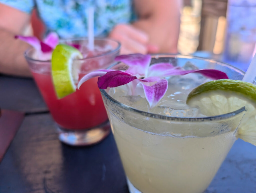 Cocktails at Beachcomber Restaurant St Augustine Beach 1