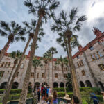 Courtyard of Lightner Museum downtown St Augustine Florida 1