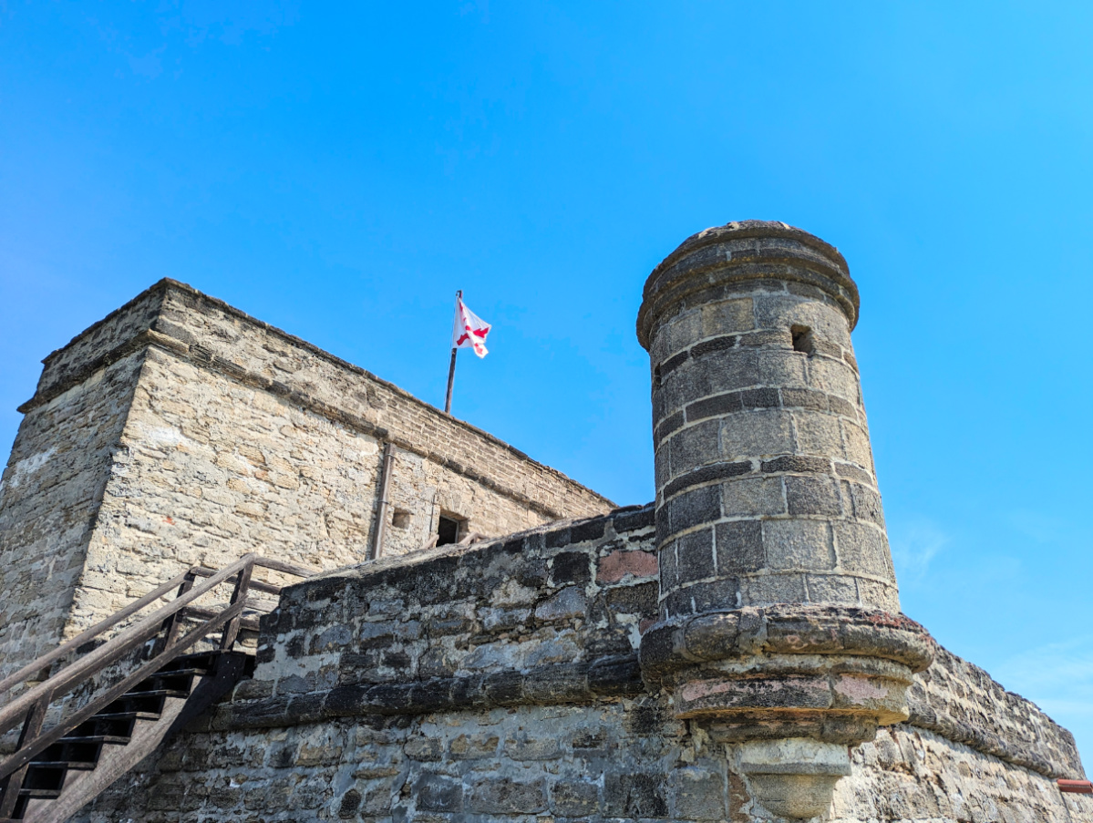 Exterior of Fort Matanzas National Monument St Augustine Florida 1