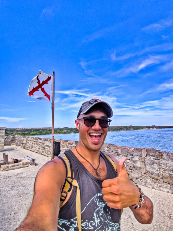 Rob Taylor on top of Fort Matanzas National Monument St Augustine Florida 2