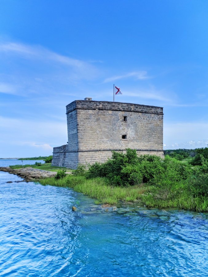 View from River of Fort Matanzas National Monument St Augustine FL 6