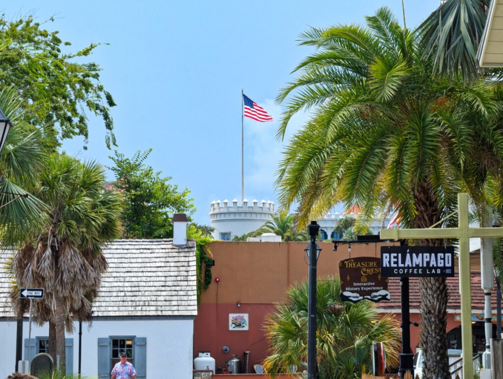 Casa Monica Hotel from Spanish Street downtown St Augustine Florida 1