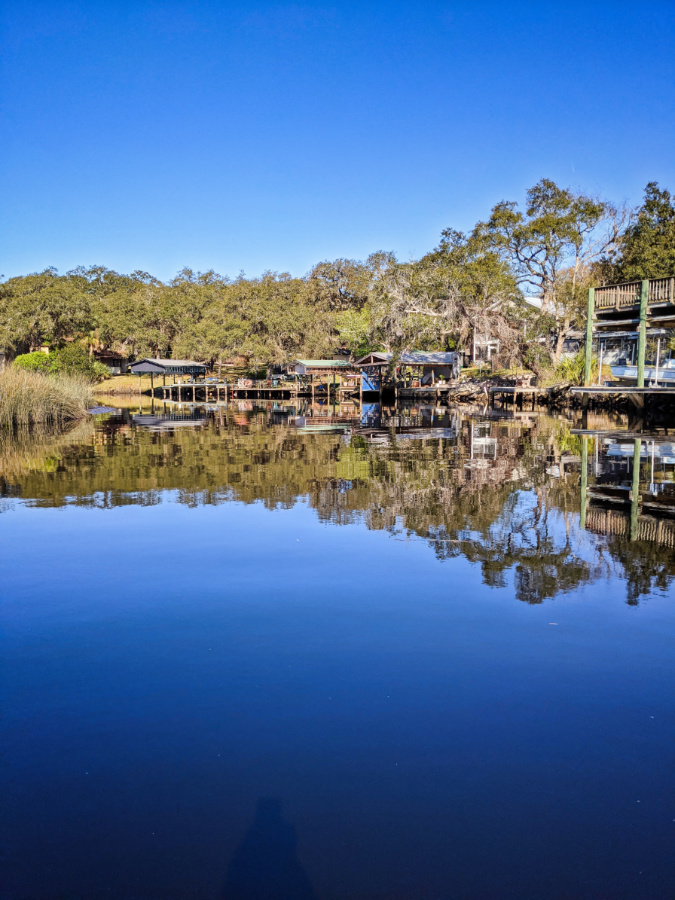 Old Florida Homes on Pellicer Creek at Faver Dykes State Park Saint Augustine Florida 1